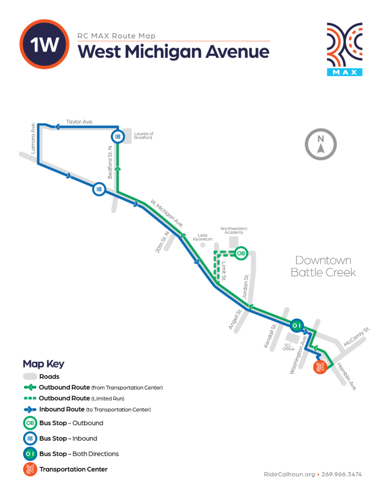 Image of the West Michigan Route. Click link below to access.