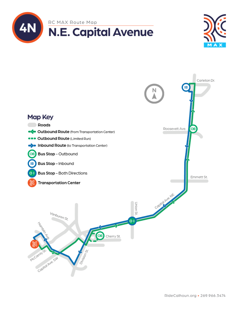Image of the Northeast Capital Avenue Route. Click link below to access.