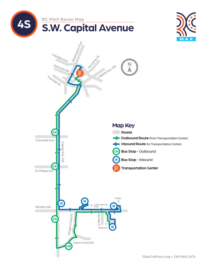 Image of the Southwest Capital Avenue Route. Click link below to access.